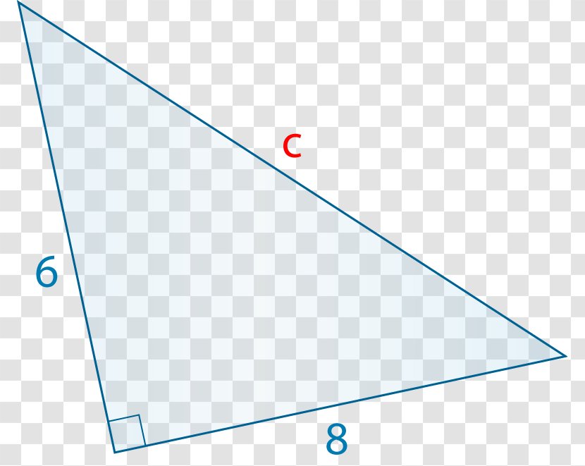 Pythagorean Theorem Triangle Hypotenuse Converse - Diagram - Example Of Formula Transparent PNG