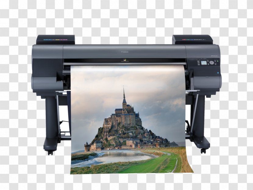 Wide-format Printer Canon ImagePROGRAF IPF8400 Printing - Imageprograf Ipf8400 Transparent PNG