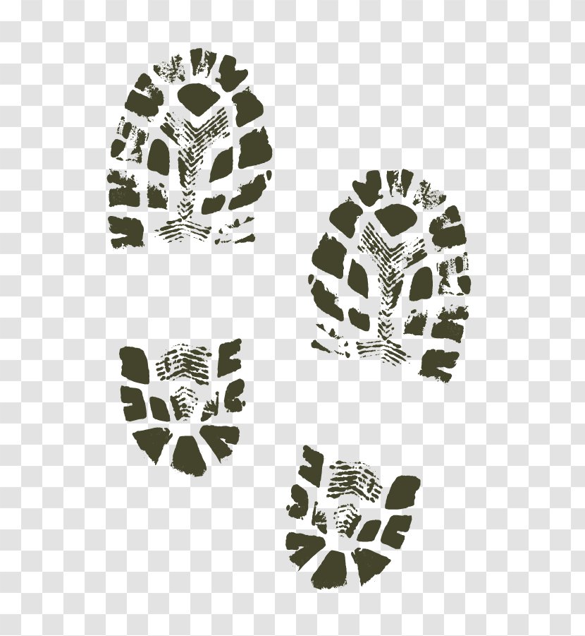 Shoe Footprint Boot Clip Art - Visual Arts - India Vector Material Boots SHOES Transparent PNG