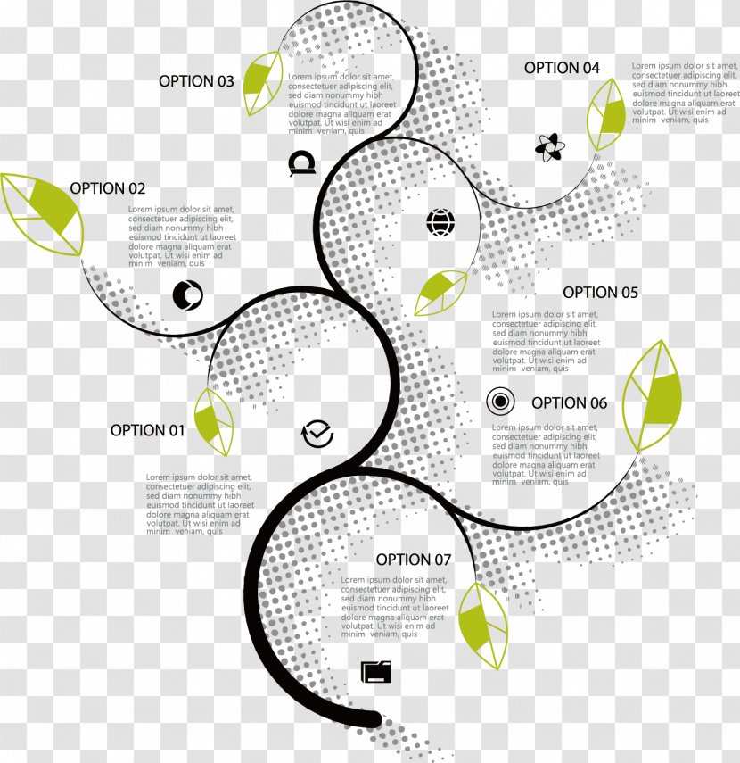 Infographic Circle Chart - Geometric Shape - PPT Element Transparent PNG