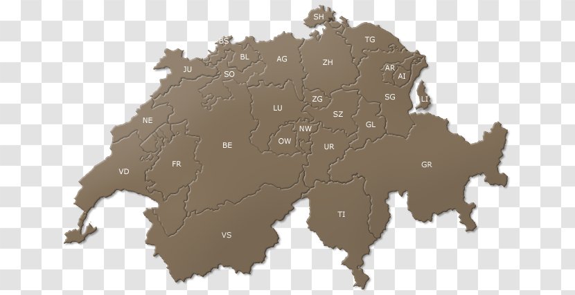 Flag Of Switzerland World Map - Topographic Transparent PNG