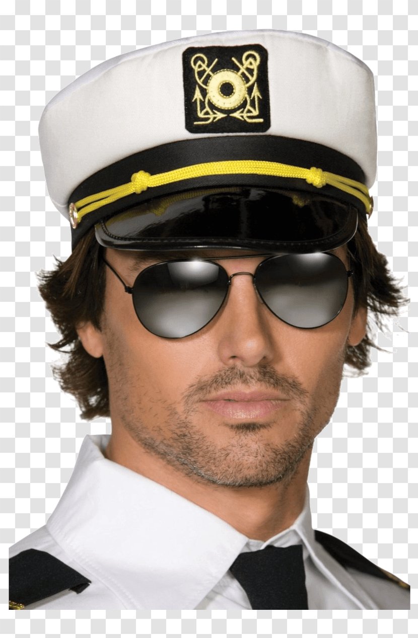 Sailor Cap Costume Party Hat - Captain Transparent PNG