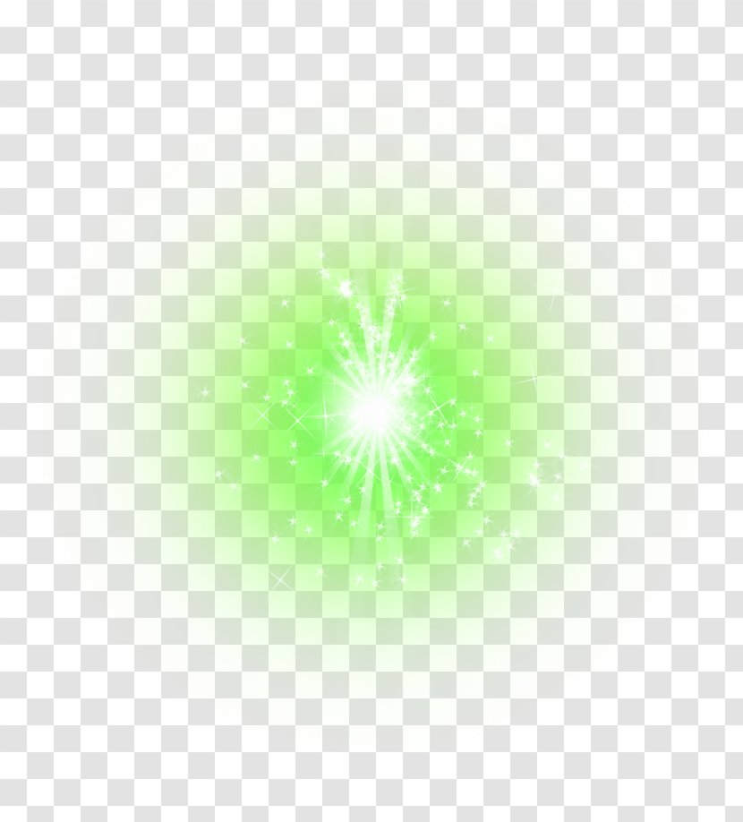 Fire Explosion Icon - Point - Green Star Light Effect Element Transparent PNG