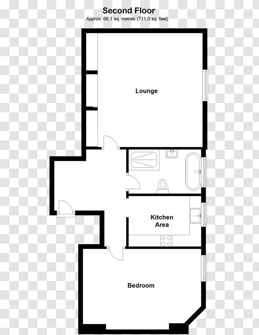Paper Floor Plan Line Angle - White Transparent PNG