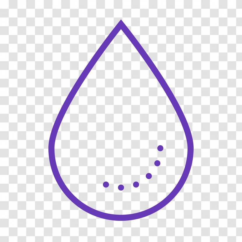 Triangle Circle Line Purple Violet - Symbol Transparent PNG