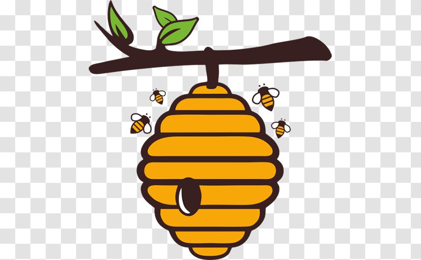 Western Honey Bee Beehive Royalty-free Euclidean Vector - Royaltyfree Transparent PNG