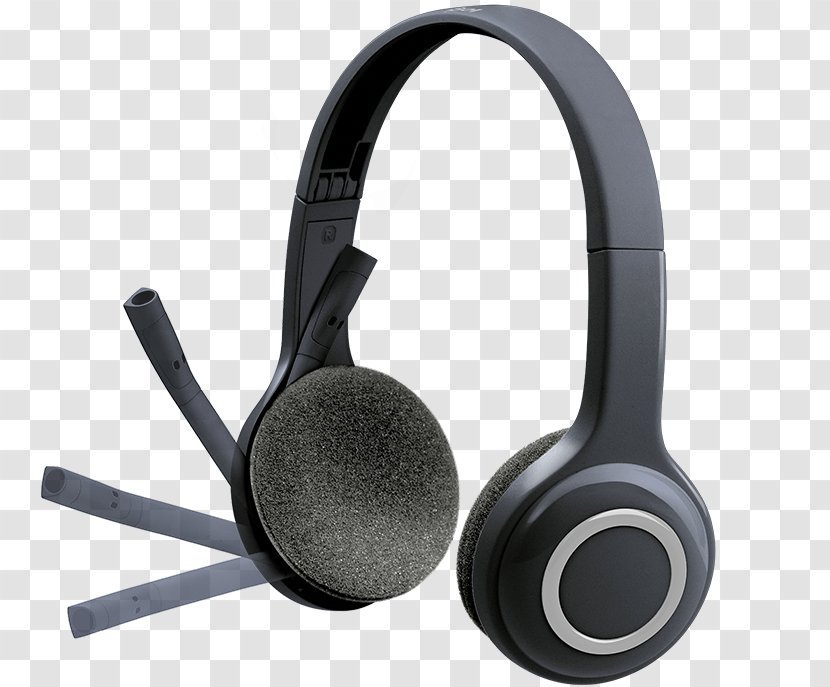 Headphones Logitech Wireless Noise-canceling Microphone - Headset Transparent PNG