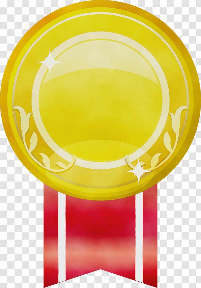 Yellow Table Tableware Circle Dishware Transparent PNG
