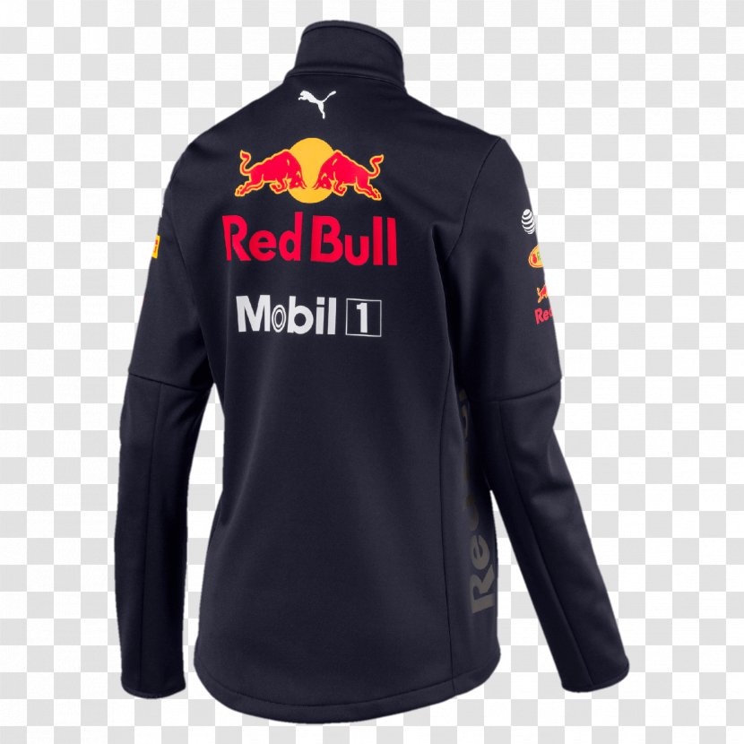 Red Bull Racing Team Formula 1 T-shirt - Jersey - Max Verstappen Transparent PNG