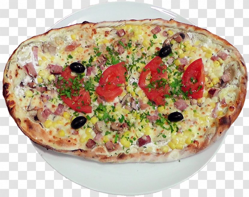 California-style Pizza Sicilian Tarte Flambée - Recipe Transparent PNG