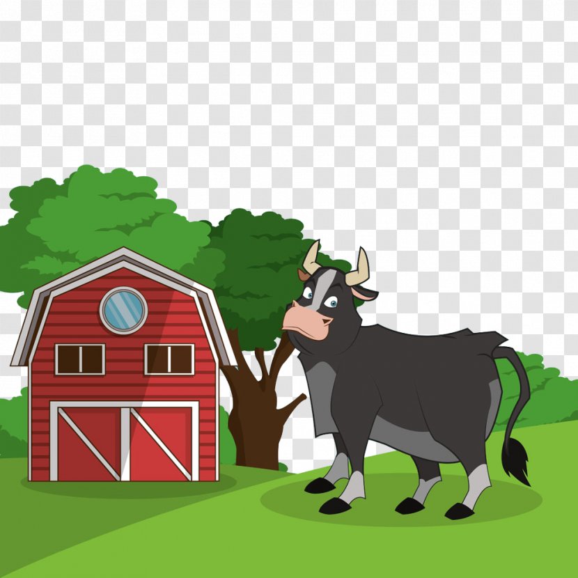 Dairy Cattle - Cartoon Cow Transparent PNG