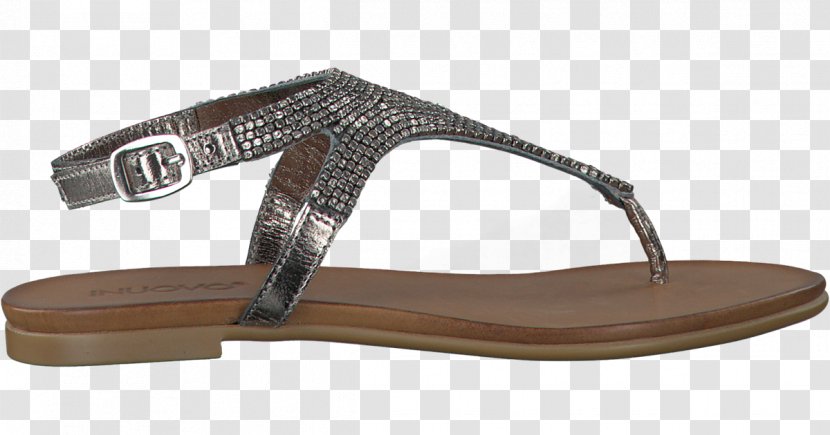 Sandal Shoe Silver Leather Buckle - Woman Transparent PNG
