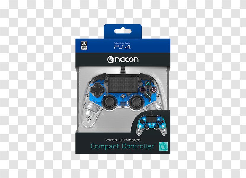 NACON Compact Controller For PlayStation 4 Game Controllers Video - Moteur Asynchrone Transparent PNG