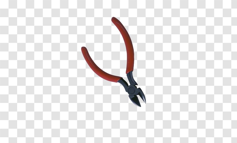 Red Download Green - Pointed Pliers Transparent PNG