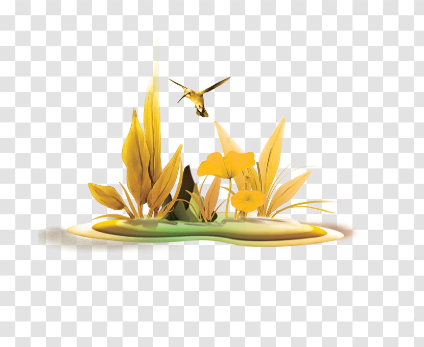 Bird - Leaf - Island Transparent PNG