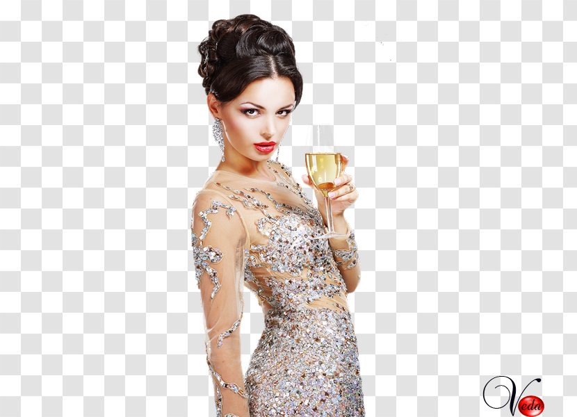 Woman Painting Fashion Gown Female - Heart Transparent PNG