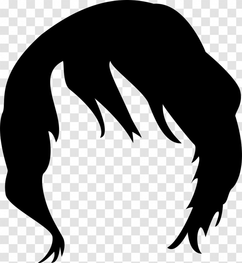 Wig Black Hair Long Beauty Parlour - Head Transparent PNG