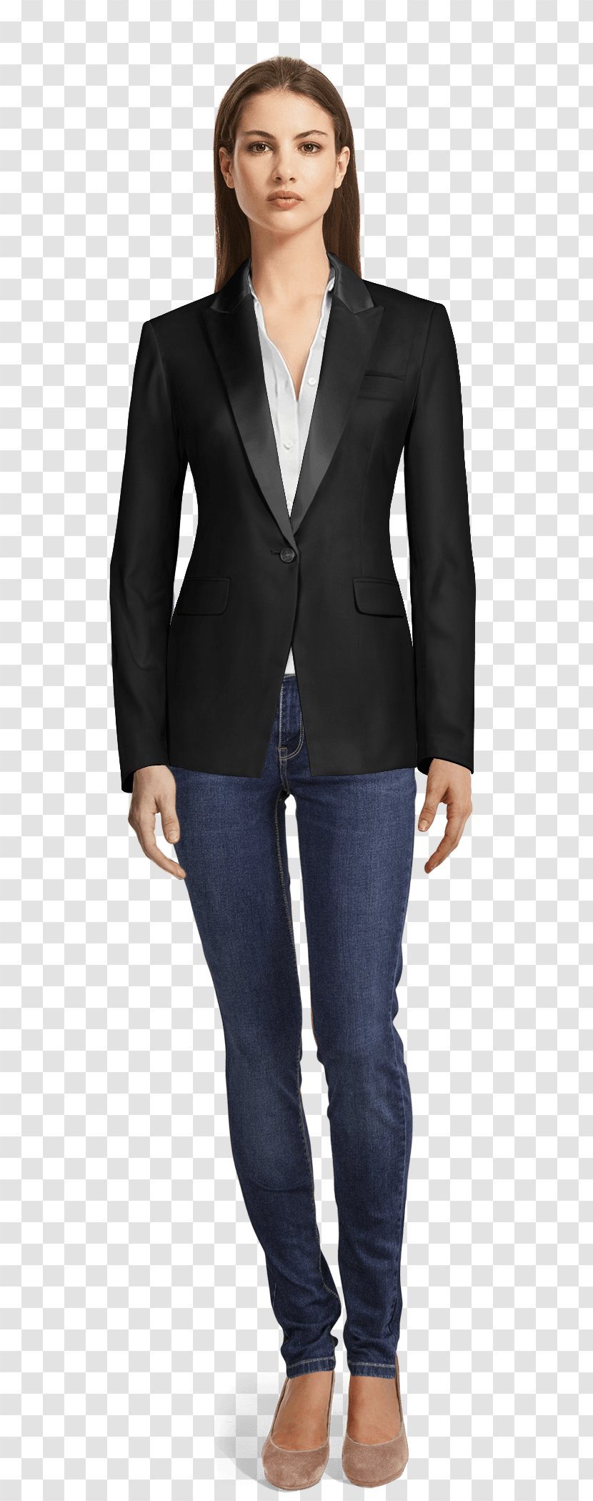 Pant Suits Clothing Blazer Double-breasted - Outerwear - WOMEN SUIT Transparent PNG