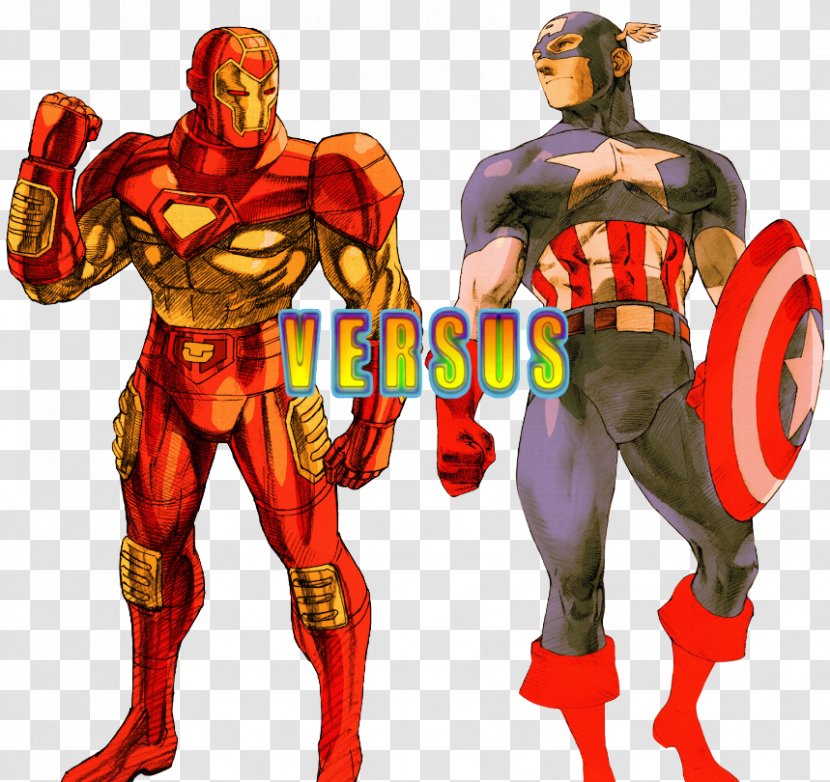 Marvel Vs. Capcom 2: New Age Of Heroes Captain America Iron Man Super Street Fighter Capcom: Infinite - Bodybuilder Transparent PNG