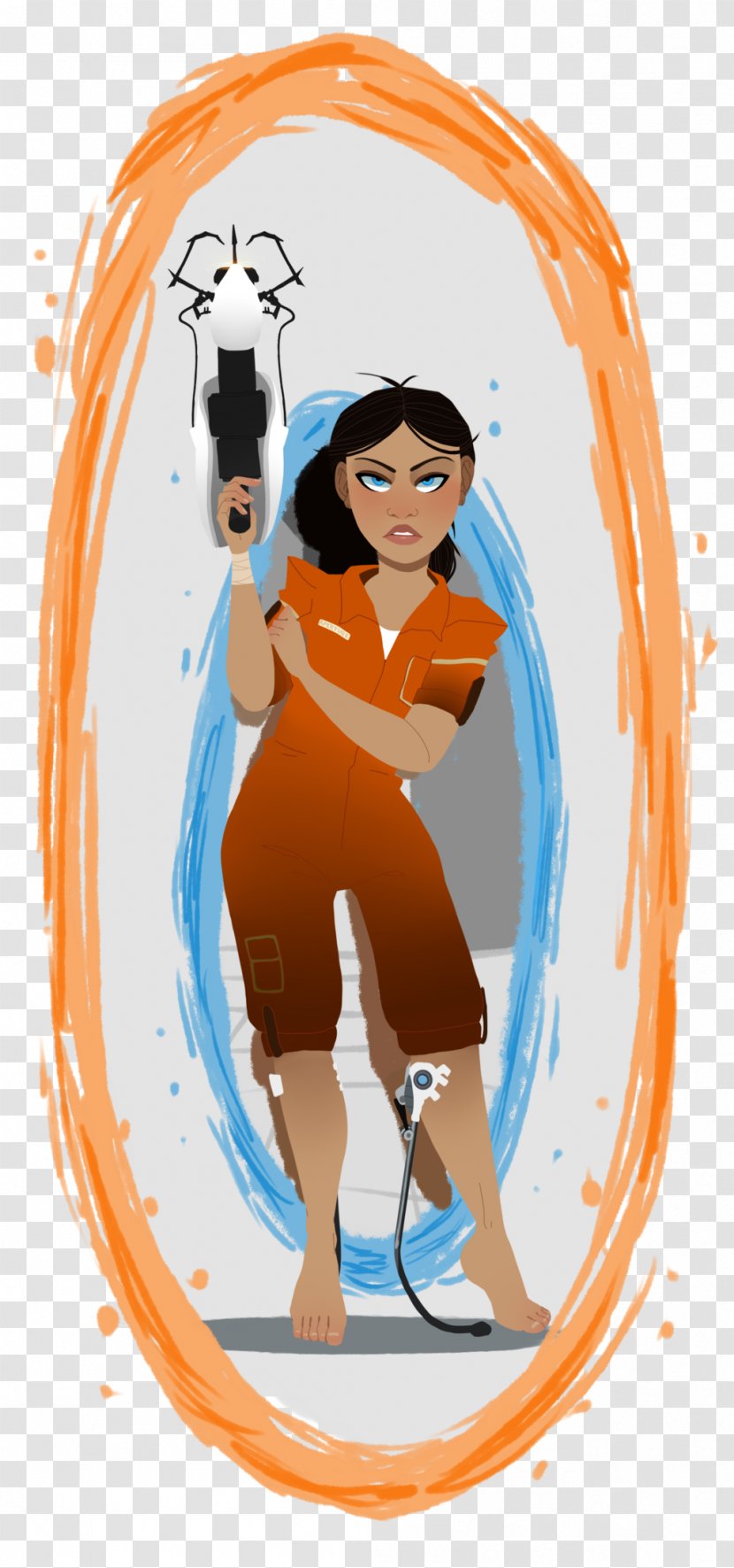 Portal DeviantArt Illustration Artist - Tree - Chell Transparent PNG