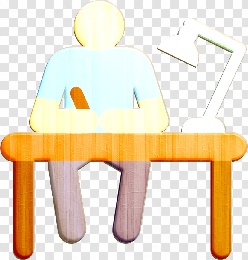 Back To School Pictograms Icon Studying Icon Student Icon Transparent PNG