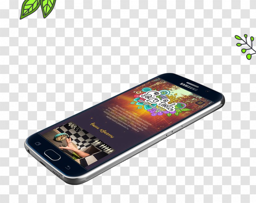 Smartphone Feature Phone Mobile Telephone - Vecteur - Leaves Transparent PNG