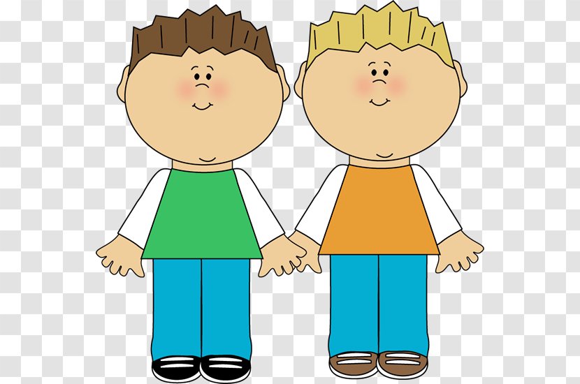Clip Art Openclipart Image Illustration Brother - Friendship - Twin Teen Transparent PNG