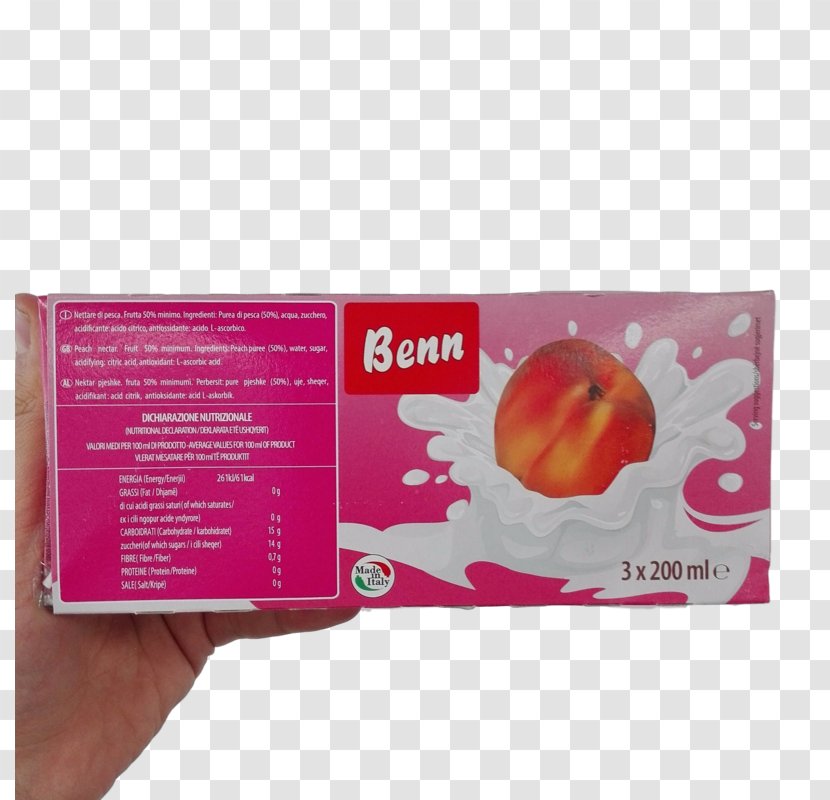 BENN FRUIT JUICE ML 200 X 3 Nectar Peach - Apricot - Juice Transparent PNG