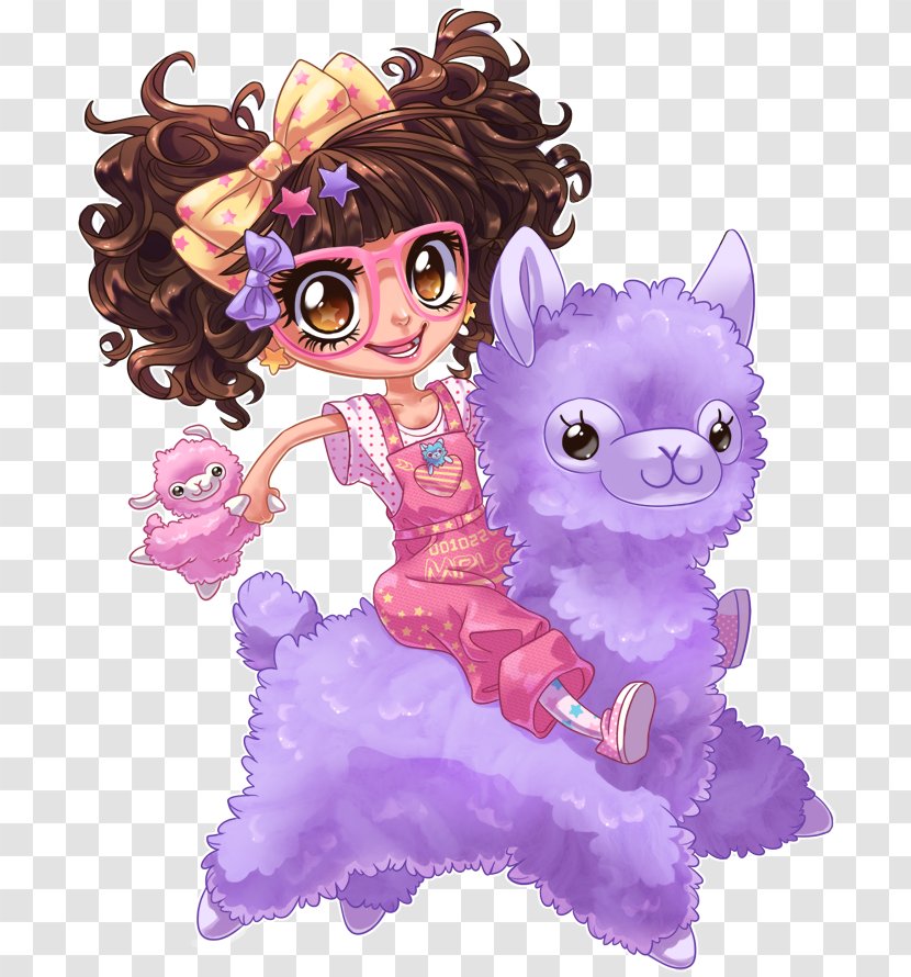 Alpaca Cat Drawing Llama - Flower Transparent PNG