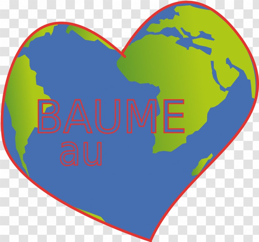 Earth Clip Art - Heart - New Transparent PNG