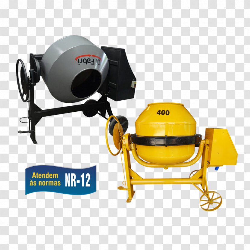 Cement Mixers Architectural Engineering Equipamento Concrete Tool - Personal Protective Equipment - Rachadura Transparent PNG