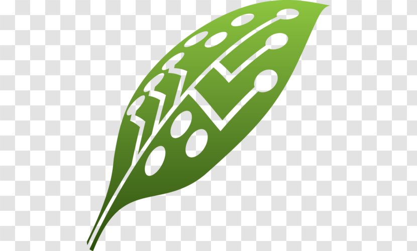 Green Leaf Logo - Technology - Plant Transparent PNG