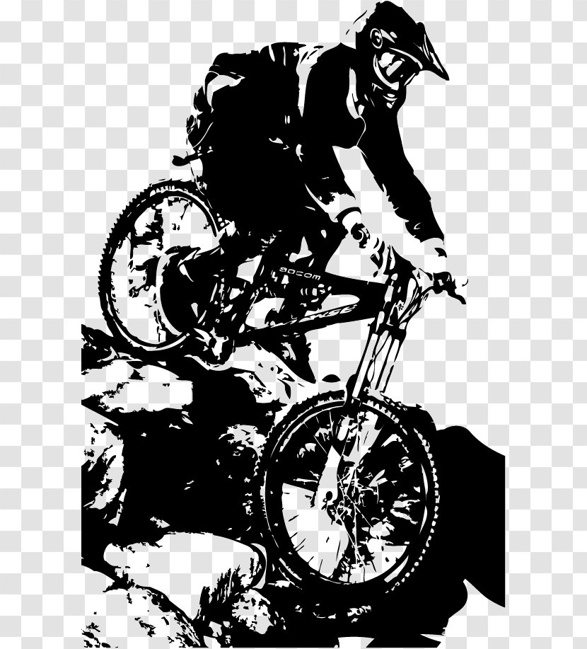 Mountain Bike Downhill Biking Cycling Bicycle Tattoo - Racing Transparent PNG