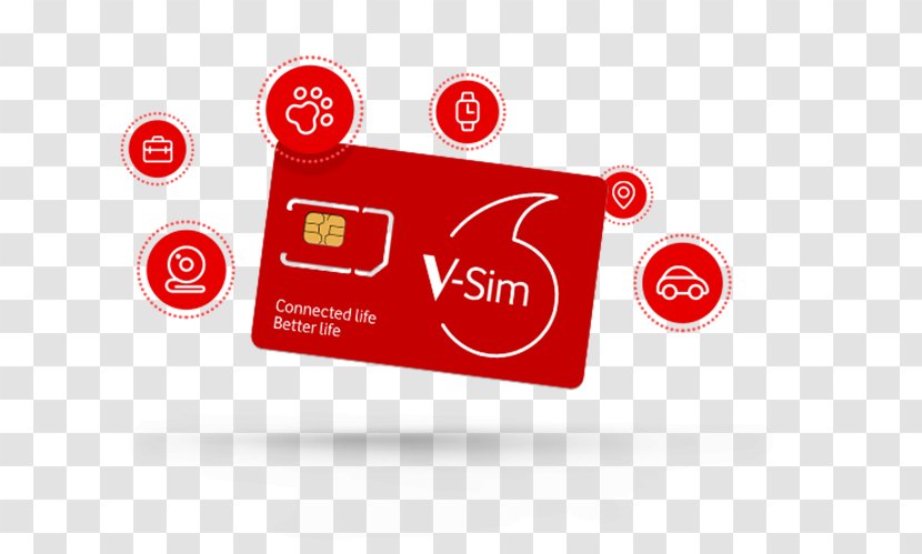 Vodafone Internet Of Things Subscriber Identity Module Smartphone - Smart Device - SimCard Transparent PNG