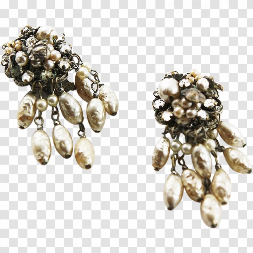 Imitation Pearl Earring Body Jewellery Transparent PNG