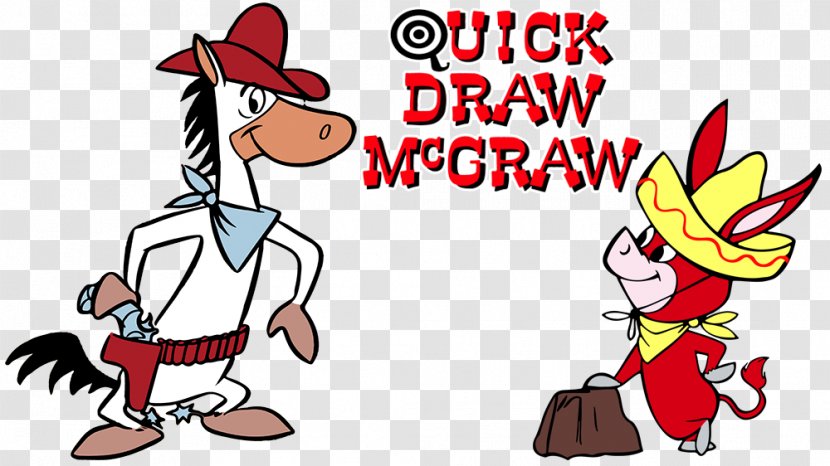 Quick Draw McGraw Baba Looey Character Cartoon Clip Art - Watercolor - Tree Transparent PNG