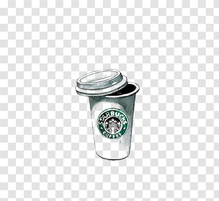 Coffee Tea Latte Starbucks Cafe - Cup Transparent PNG