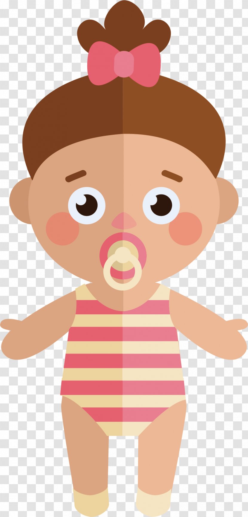 Diaper Childhood - Frame - Cute Baby Vector Transparent PNG
