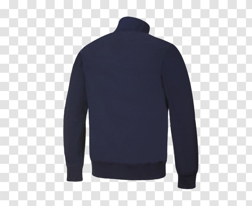 Sweater Clothing Shirt Sleeve Collar - Black - Bomber Jacket Transparent PNG