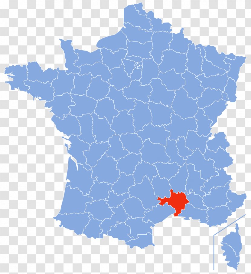 Gard Aveyron Landes Cantal Lot - World - Map Transparent PNG