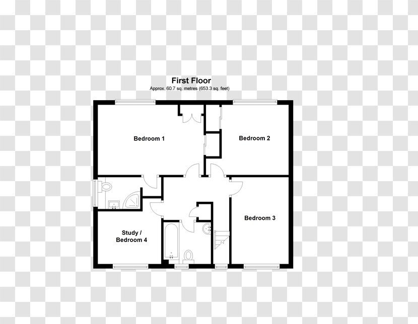 Floor Plan Goatstown House Single-family Detached Home Real Estate - Schematic Transparent PNG