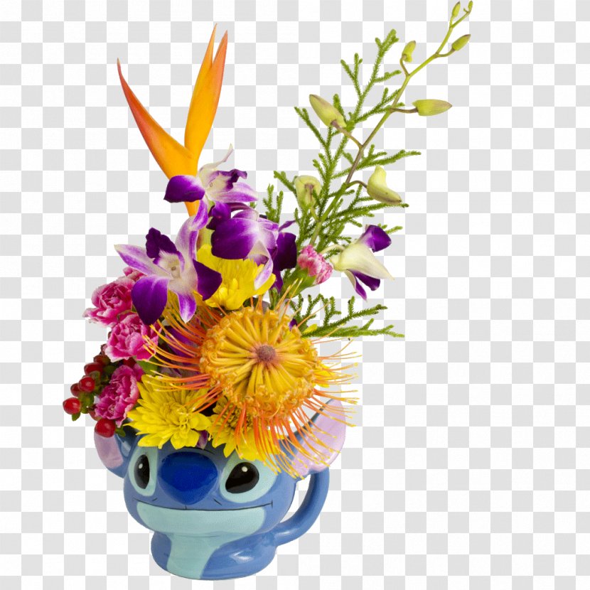 Floral Design Disney's Stitch: Experiment 626 Lilo Pelekai The Walt Disney Company - Flower Transparent PNG