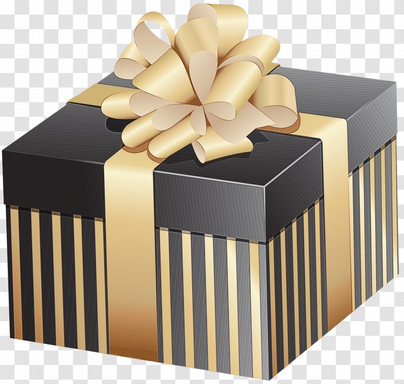 Birthday Gift Box - Christmas - Beige Material Property Transparent PNG