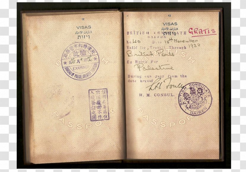 Document - Visa Passport Transparent PNG