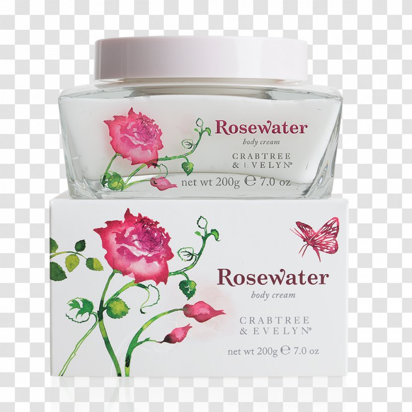 Cream Crabtree & Evelyn Rose Water Make-up Rituals The Ritual Of Ayurveda Body - Rosewater Transparent PNG