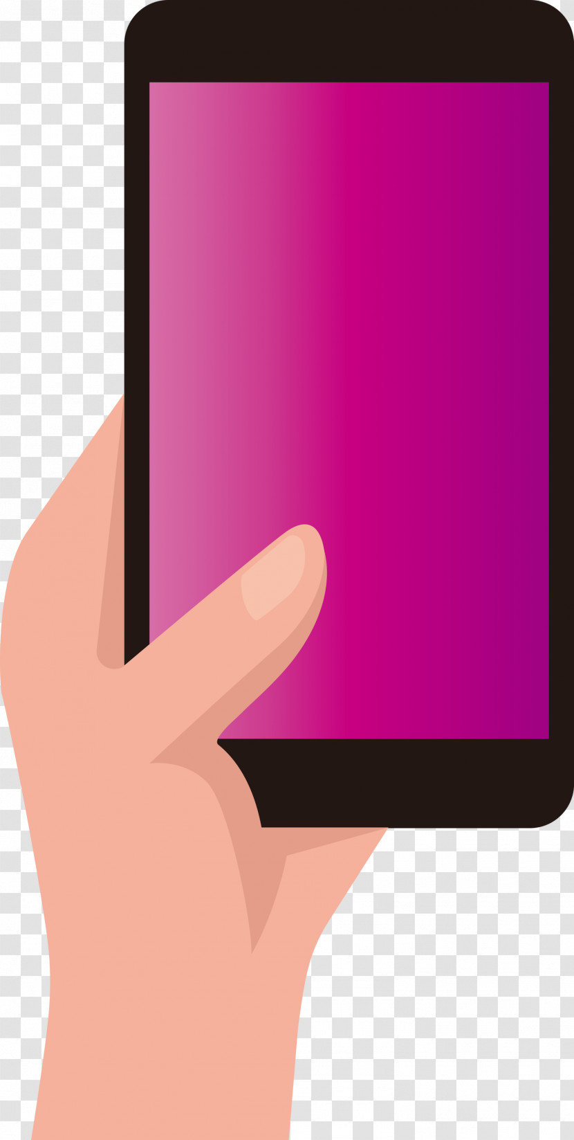 Smartphone Hand Transparent PNG