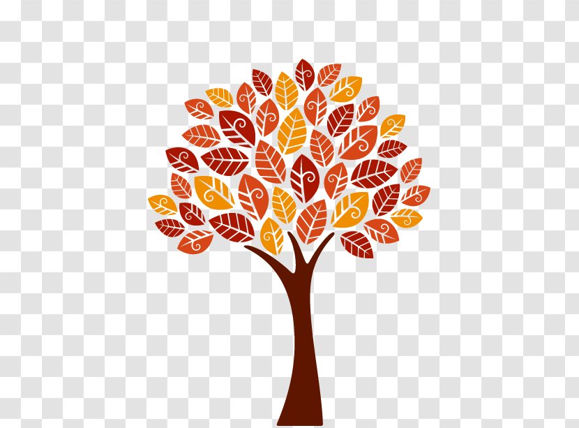Wall Decal Fall Tree Vector Graphics - Mural - Aspic Transparent PNG