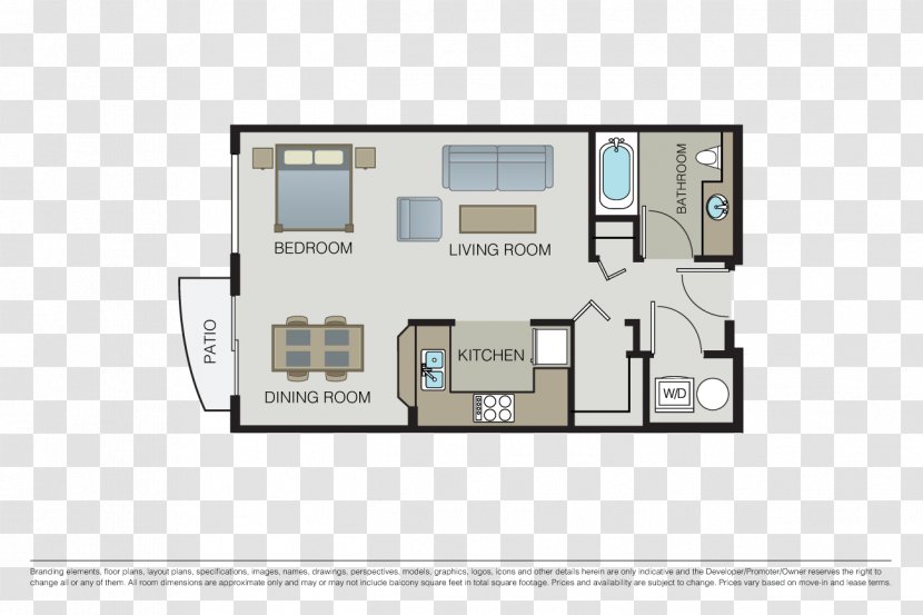 Floor Plan The Cairns Apartments House - Property Transparent PNG