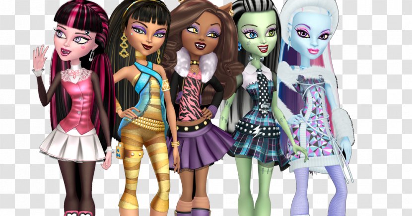 Frankie Stein Cleo DeNile Monster High Frankenstein Doll - Enchantimals Transparent PNG