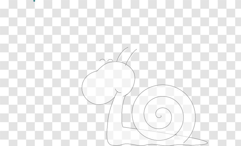Drawing Line Art - Flower - Snail Transparent PNG